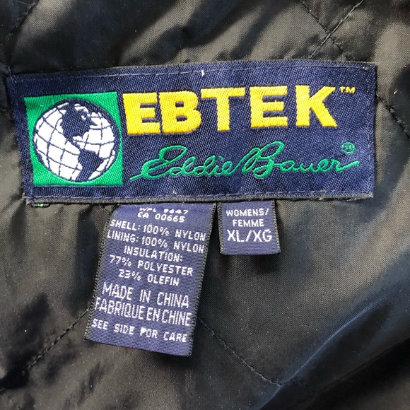 EBTEK Jacket Indigo Blue Women’s XL the zipper has a slight catch at the bottom - Picture 10 of 12